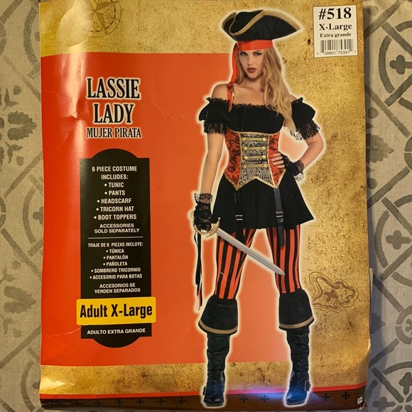 Amscan Other - Amscan Lassie Lady pirate Lady costume